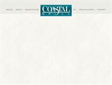 Tablet Screenshot of coastalgrill.com